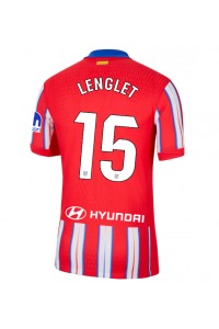 Atletico Madrid Clement Lenglet #15 Fotballdrakt Hjemme Klær 2024-25 Korte ermer
